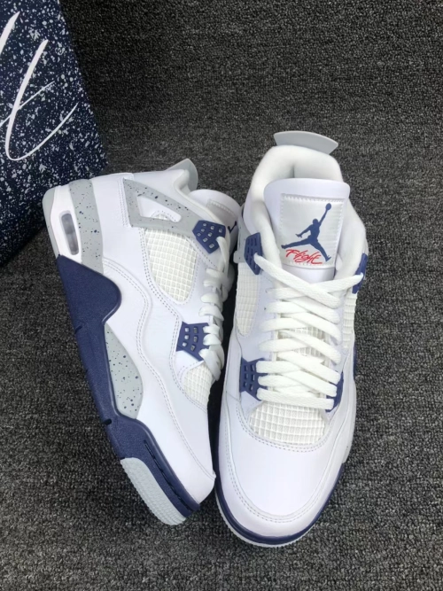 TOP Version Air Jordan 4 Retro Midnight Navy DH6927-140 review 