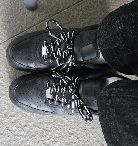 Supreme x Nike Air Force 1 Low Box Logo Black CU9225-001 review Glenn 01