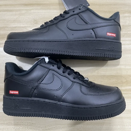 Supreme x Nike Air Force 1 Low Box Logo Black CU9225-001 review 