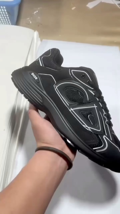 Dior Light Grey 'B30' Sneakers New Reflective 3SN27ZIR-16536 review 