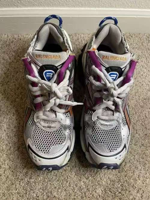 Top Version Balenciaga Runner Sneaker Color Orange Powder 772767 W3RBW 9168 review Keith 02