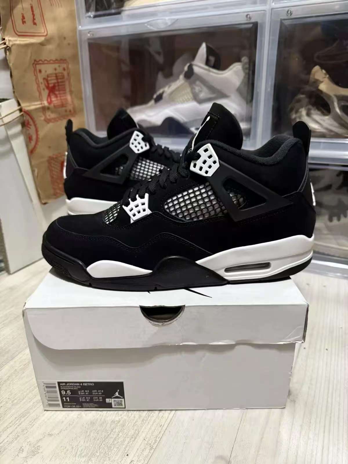 Air Jordan 4 Retro “White Thunder” FQ8138-001 review Quentin