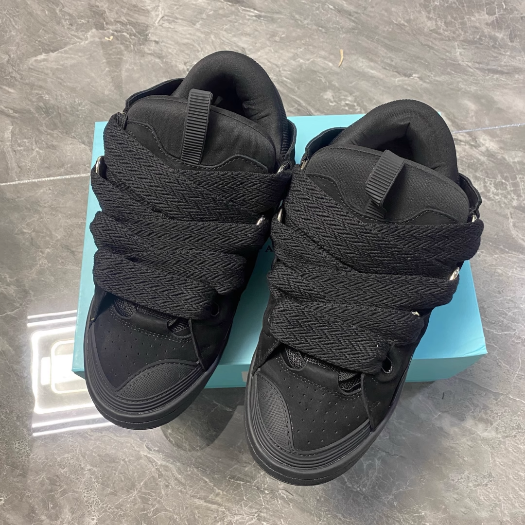 Lanvin Curb Sneaker Black review Brandon 01
