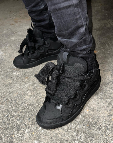 Lanvin Curb Sneaker Black review Cash