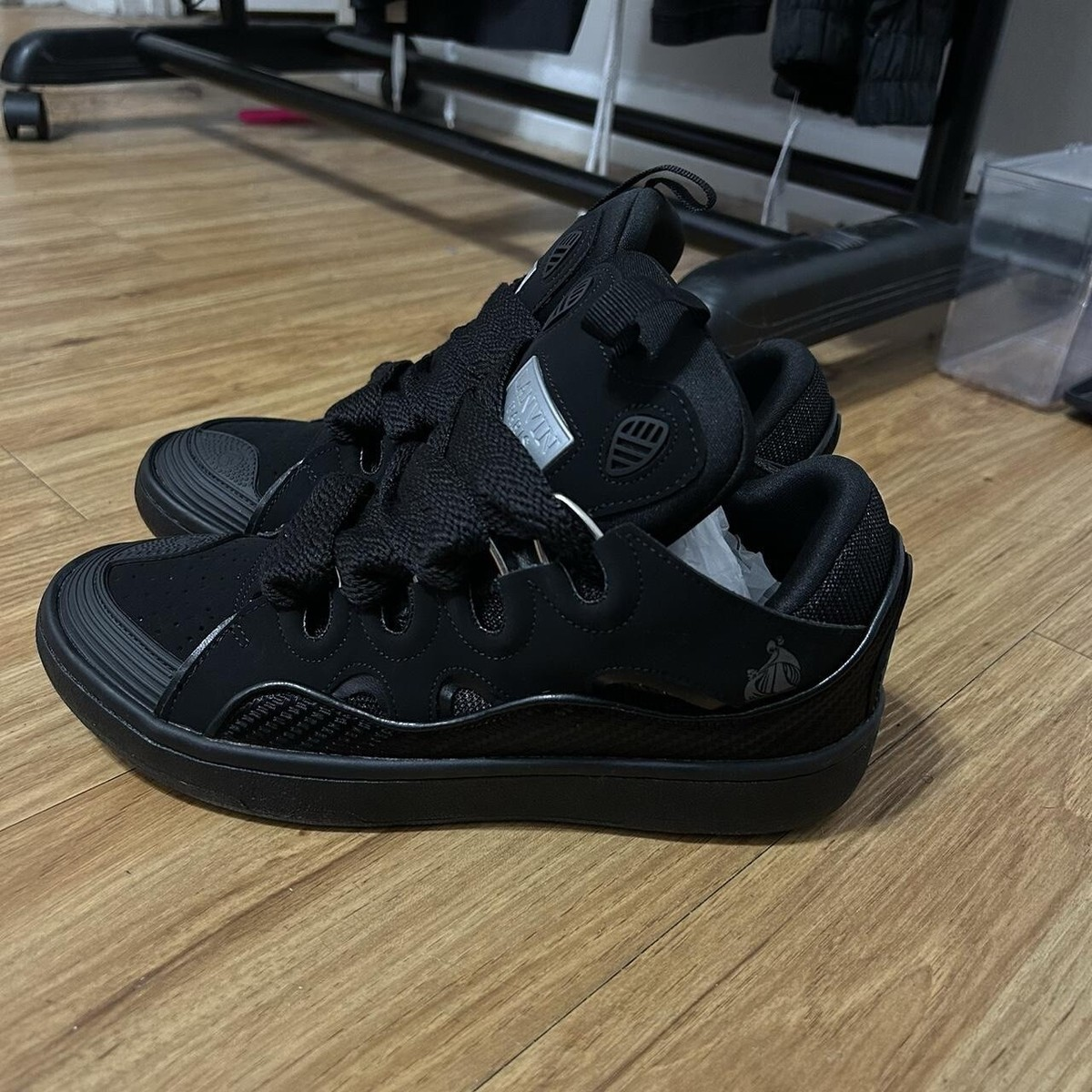 Lanvin Curb Sneaker Black review Elijah