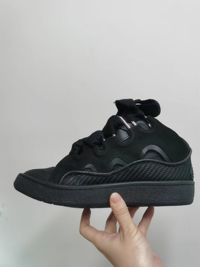 Lanvin Curb Sneaker Black review Dick 00