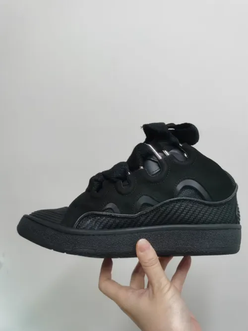 Lanvin Curb Sneaker Black review 