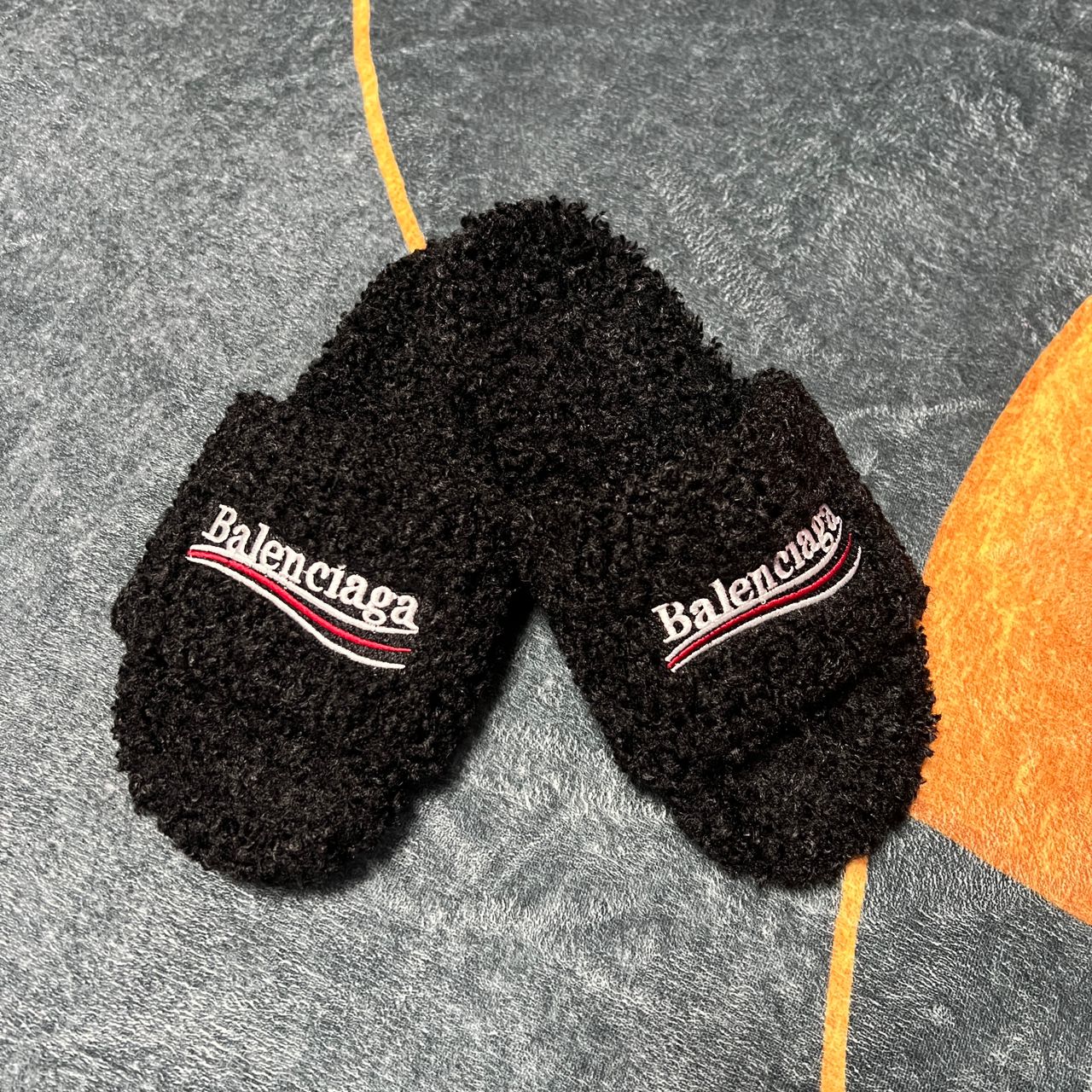 Balenciaga Furry Slide Coke Label Black review Kelsey
