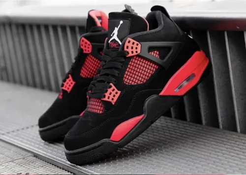 TOP Version Air Jordan 4 Retro Red Thunder CT8527-016  review 