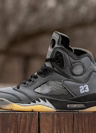 Air Jordan 5 Retro Off-White Black CT8480-001 review 