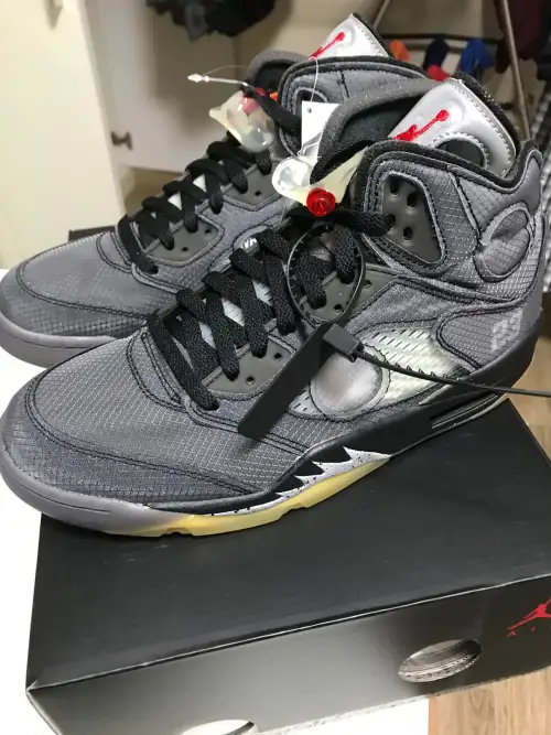 Air Jordan 5 Retro Off-White Black CT8480-001 review 