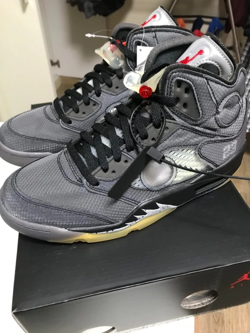 Air Jordan 5 Retro Off-White Black CT8480-001 review 