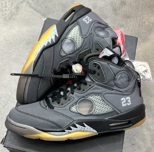 Air Jordan 5 Retro Off-White Black CT8480-001 review 