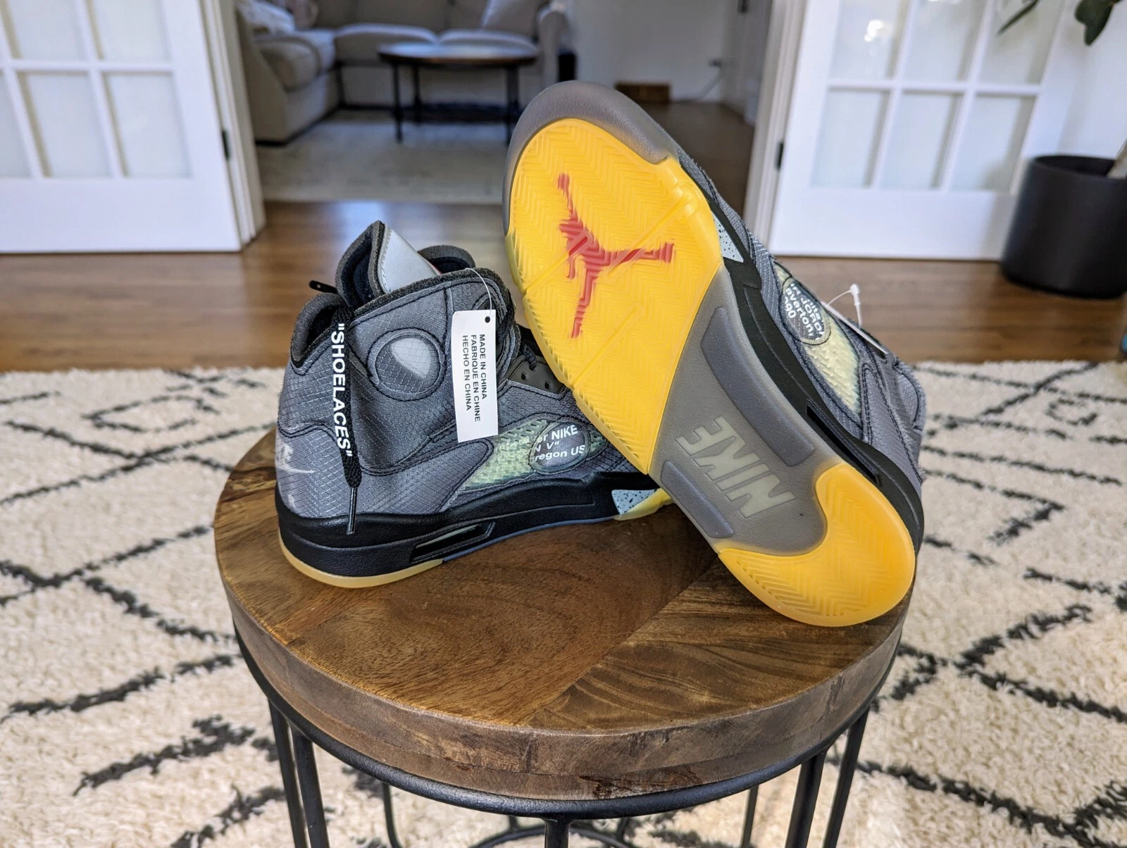 Air Jordan 5 Retro Off-White Black CT8480-001 review Bartholomew 03