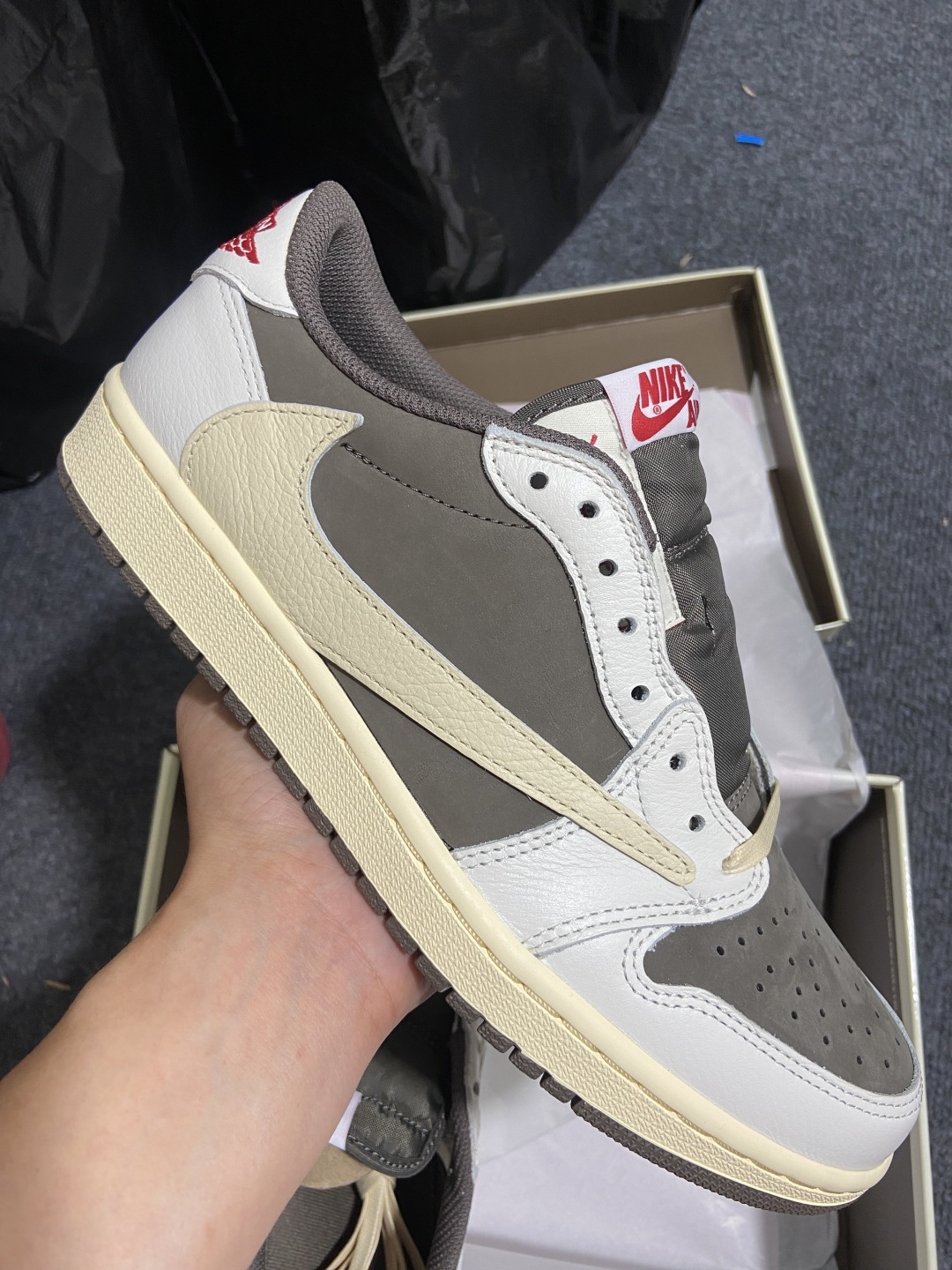 【$59 SALE】Air Jordan 1 Retro Low OG SP Travis Scott Reverse Mocha DM7866-162 review Derek 00