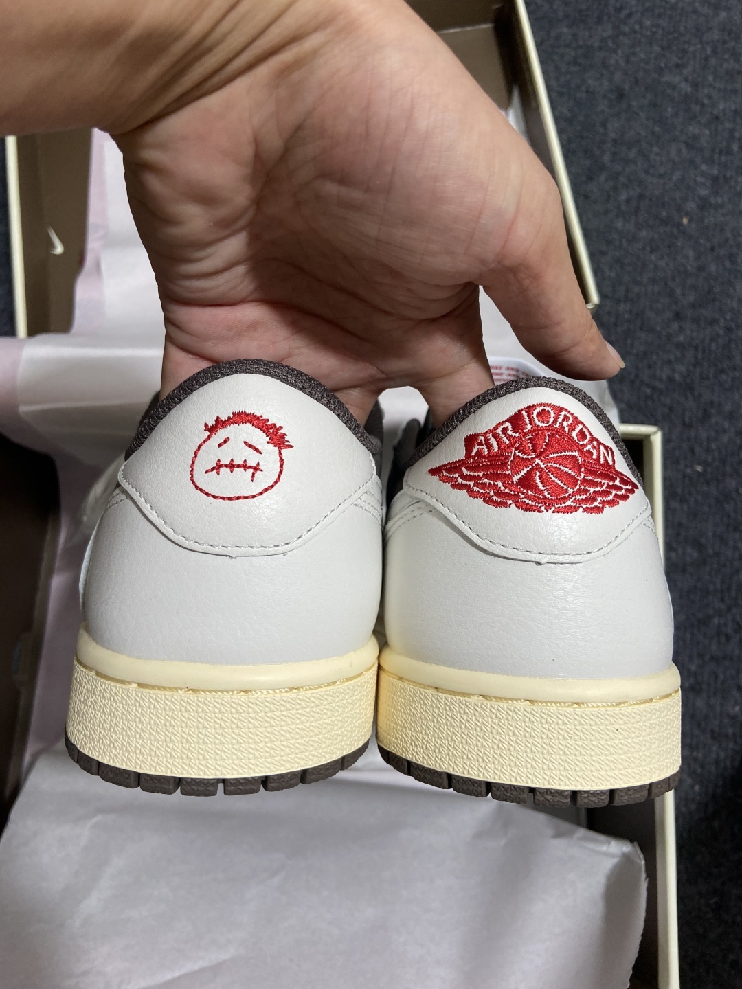 【$59 SALE】Air Jordan 1 Retro Low OG SP Travis Scott Reverse Mocha DM7866-162 review Derek 02