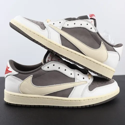 【$59 SALE】Air Jordan 1 Retro Low OG SP Travis Scott Reverse Mocha DM7866-162 review 