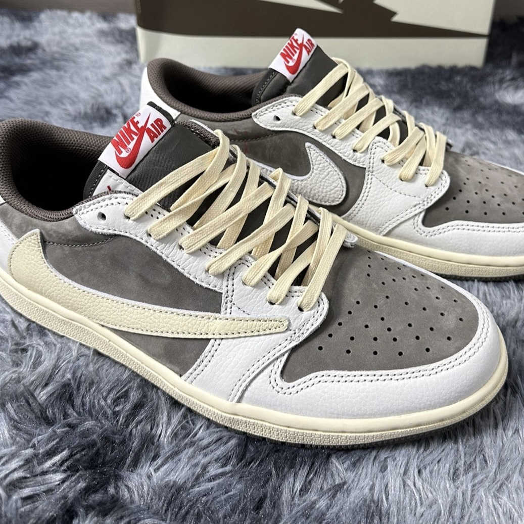 【$59 SALE】Air Jordan 1 Retro Low OG SP Travis Scott Reverse Mocha DM7866-162 review Fred