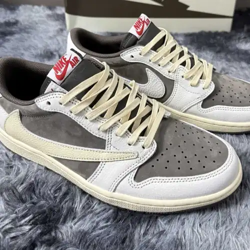 【$59 SALE】Air Jordan 1 Retro Low OG SP Travis Scott Reverse Mocha DM7866-162 review 