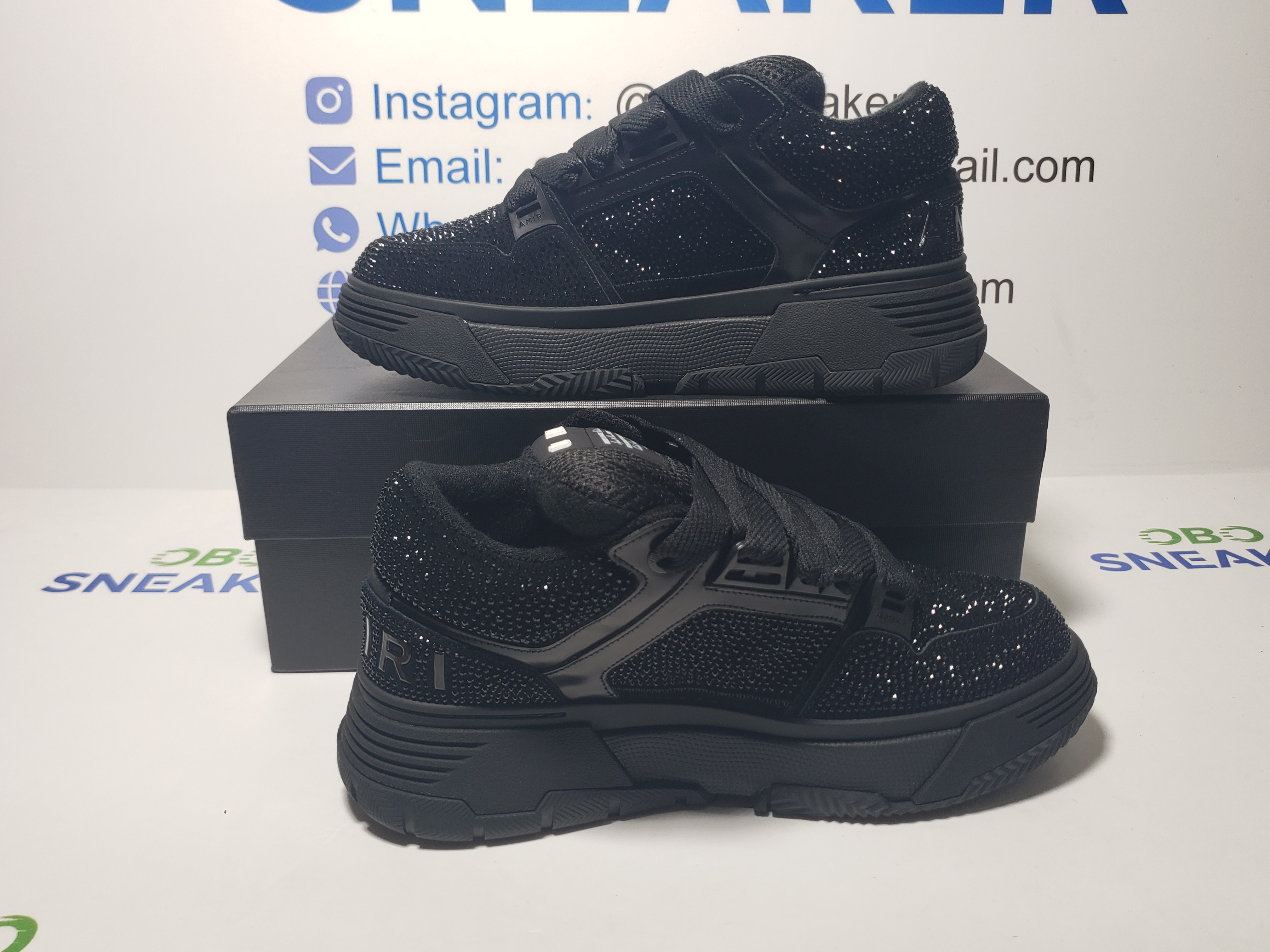 AMIRI MA-1 Vlack Diamond review Obosneaker 00