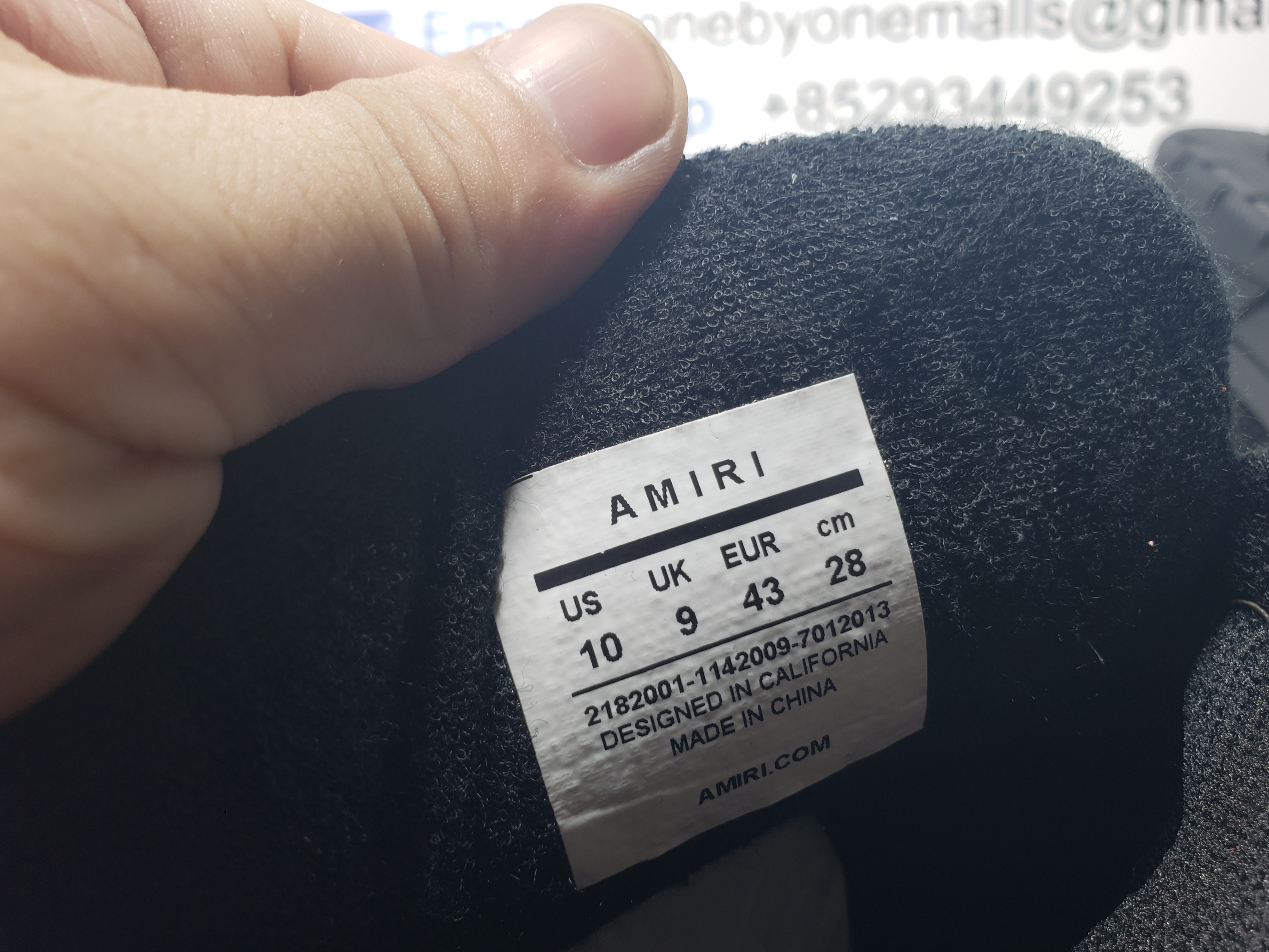 AMIRI MA-1 Vlack Diamond review Obosneaker 05