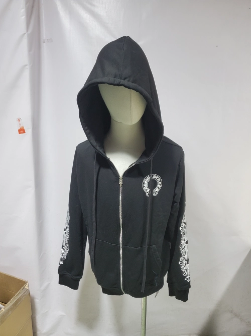  CHROME HEARTS Hoodie Black/White K5001 review 