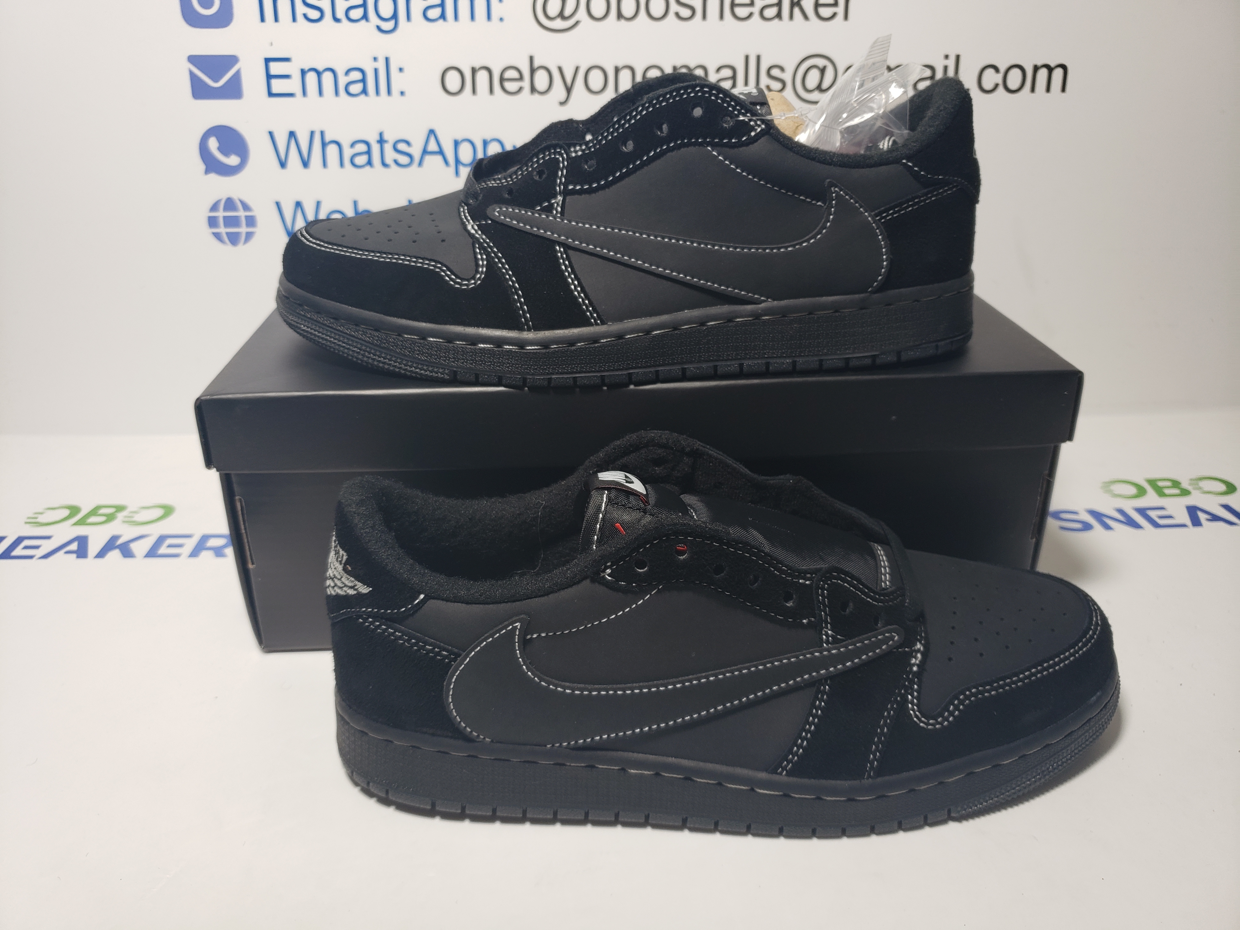 【$59 SALE】Air Jordan 1 Retro Low OG SP Travis Scott Black Phantom DM7866-001 review Obosneaker 01