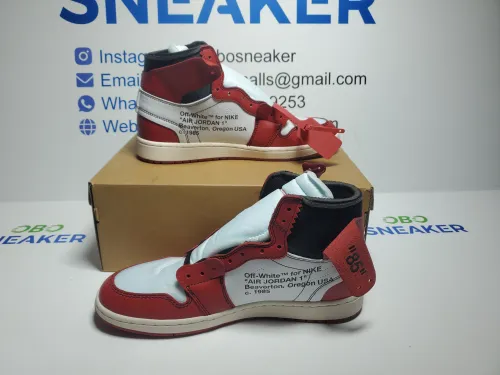 TOP Version OFF-WHITE x Air Jordan 1 High OG 10X Chicago AA3834-101 review 