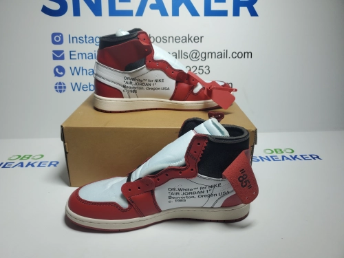 TOP Version OFF-WHITE x Air Jordan 1 High OG 10X Chicago AA3834-101 review 