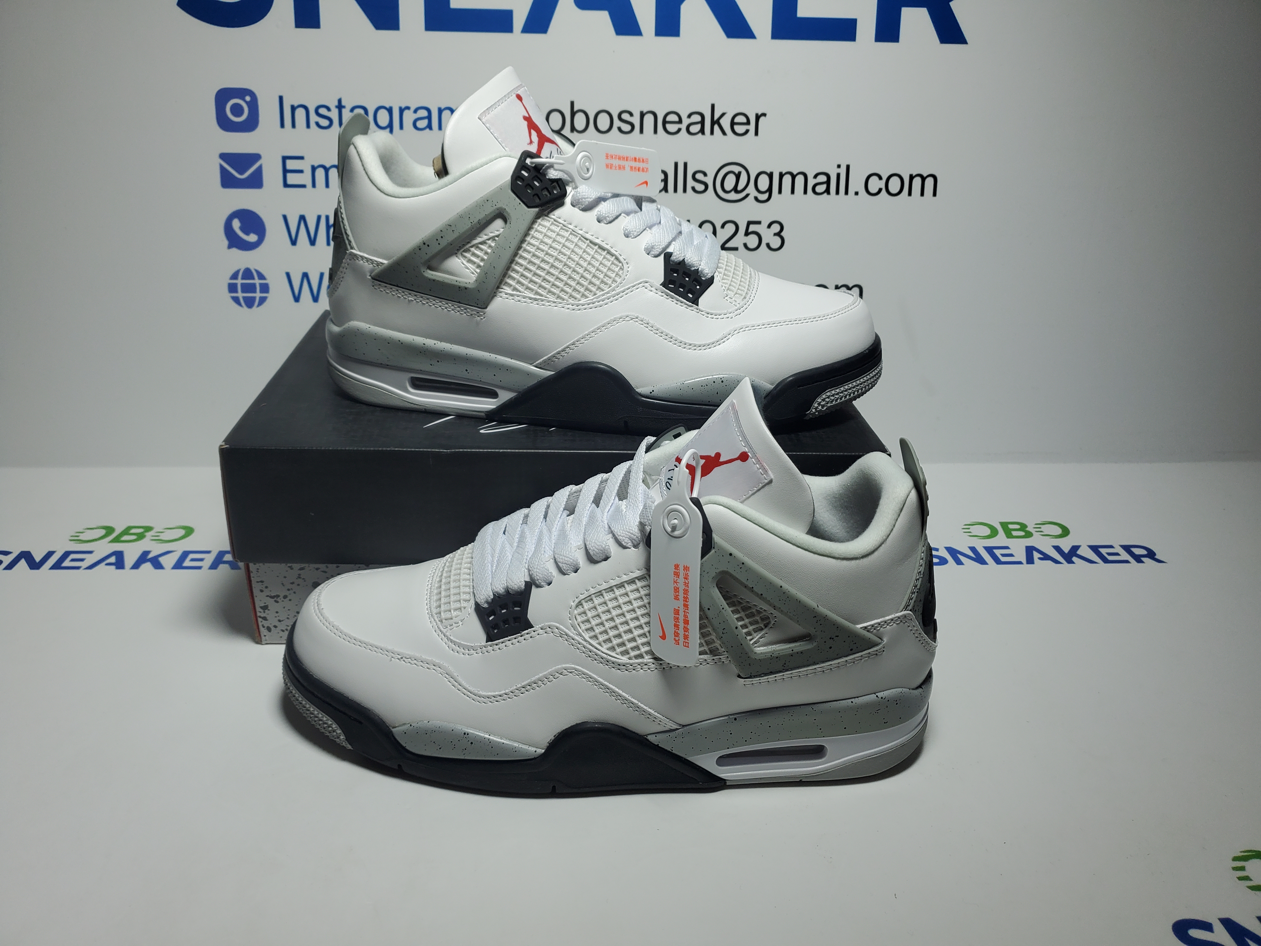 TOP Version Air Jordan 4 Retro White Cement 840606-192 review Obosneaker 00