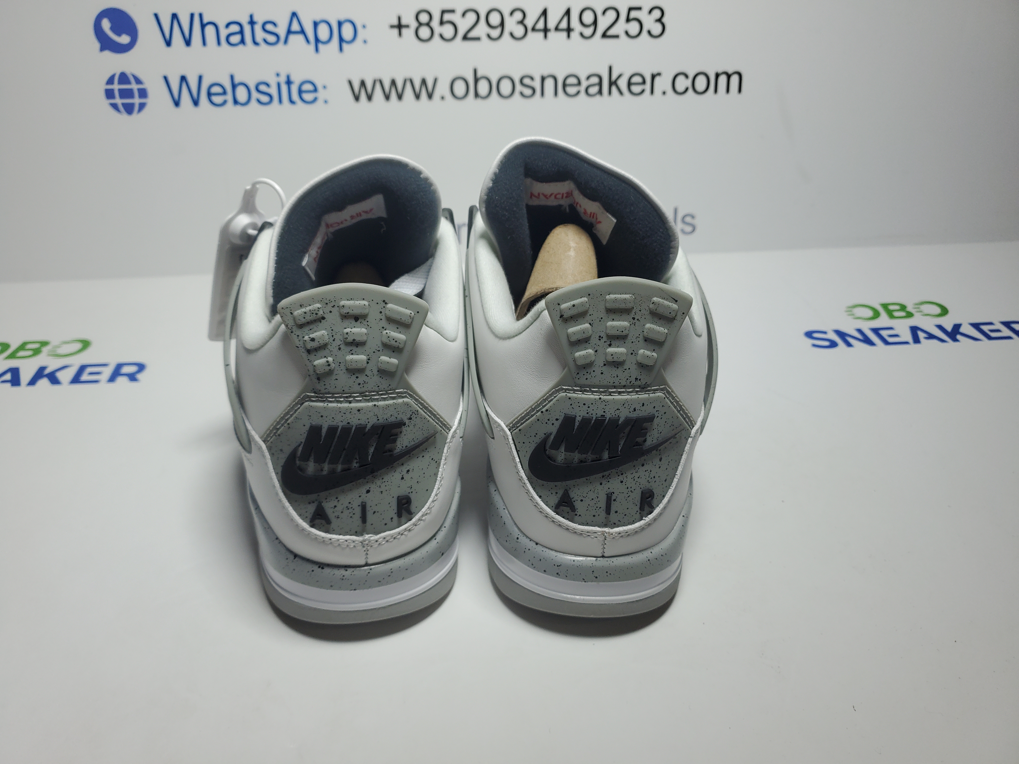 TOP Version Air Jordan 4 Retro White Cement 840606-192 review Obosneaker 03