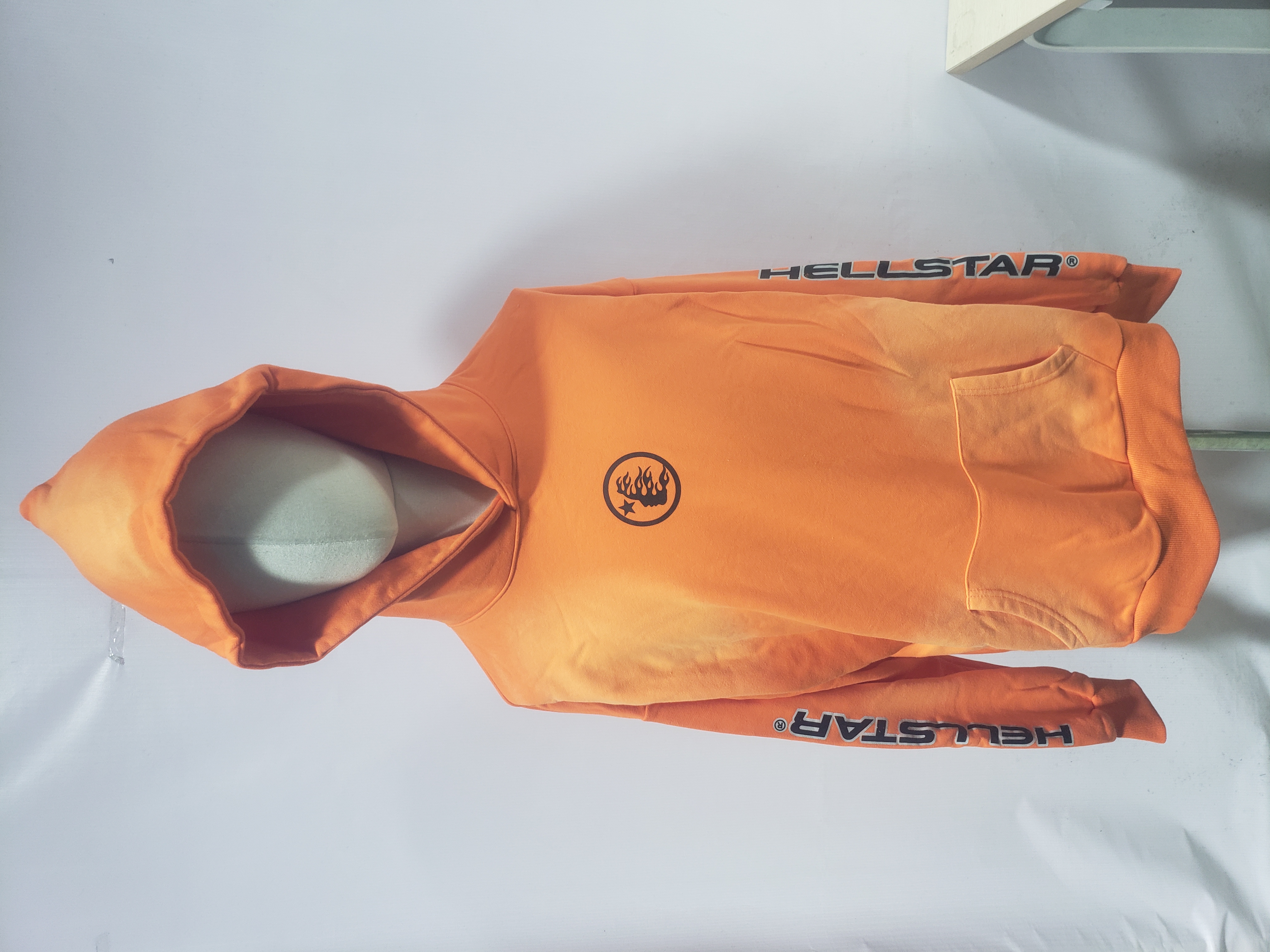 OBO Hellstar Fire Orange Hoodie Orange Dye review Obosneaker 01