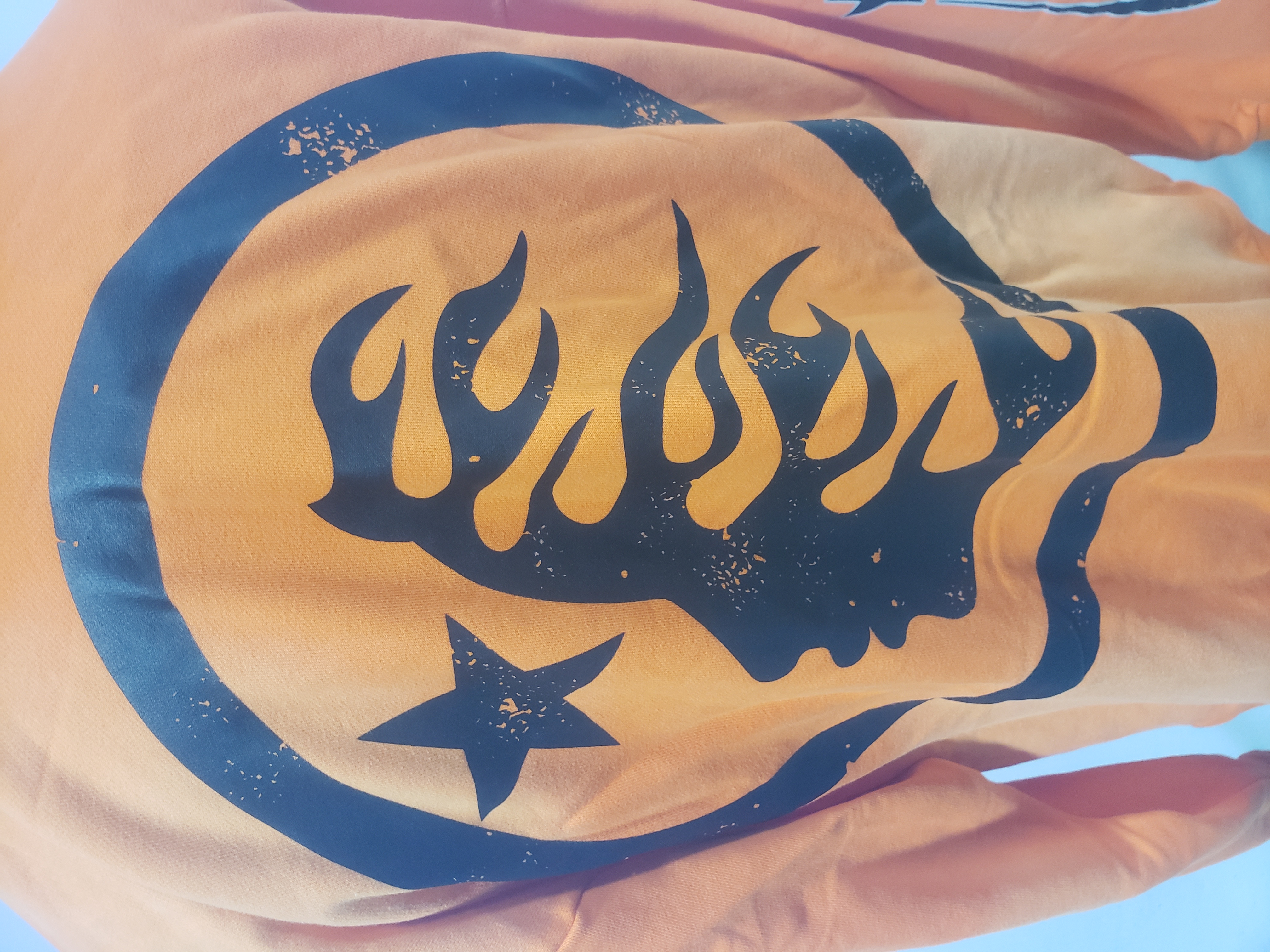 OBO Hellstar Fire Orange Hoodie Orange Dye review Obosneaker 04