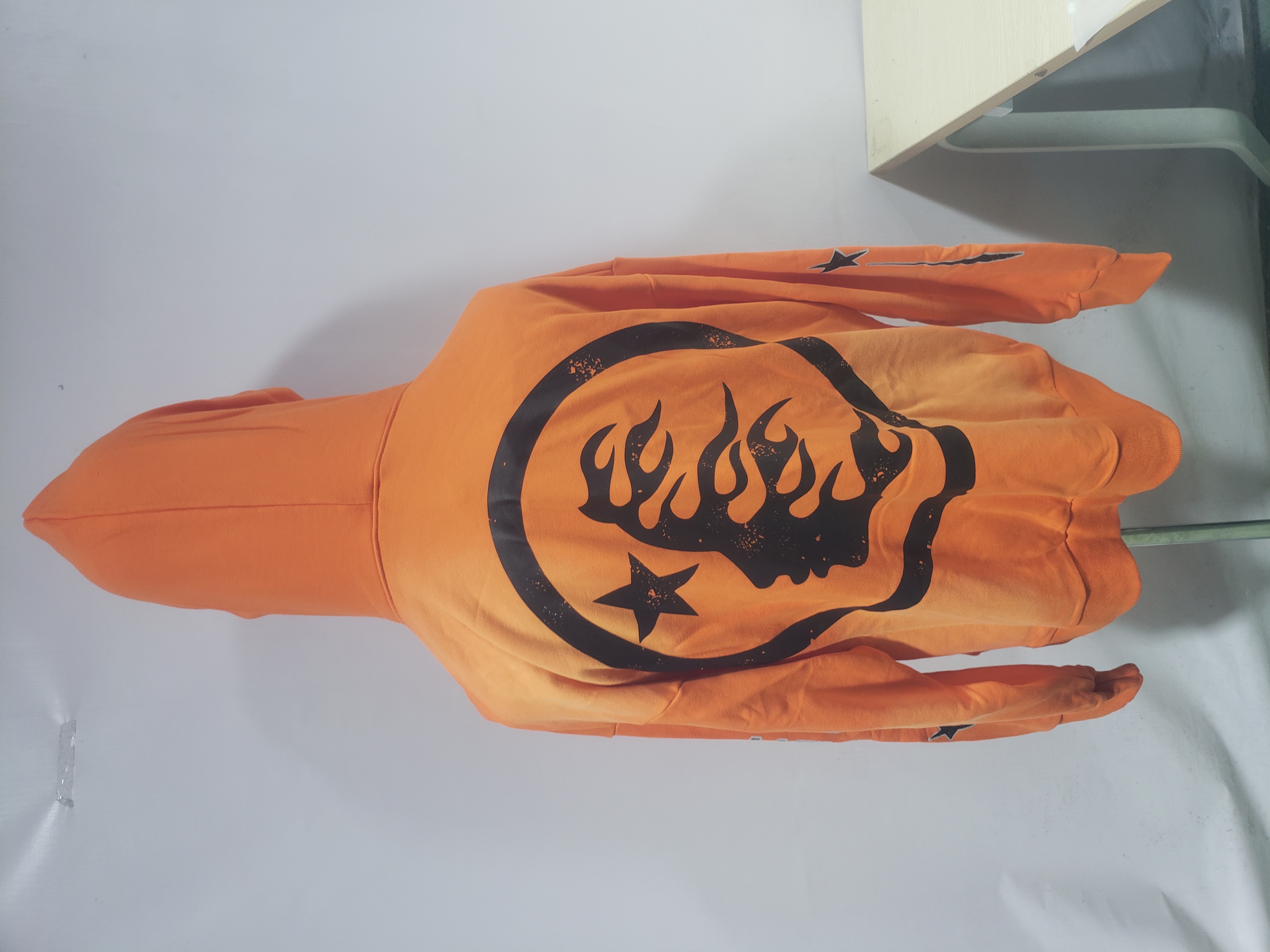 OBO Hellstar Fire Orange Hoodie Orange Dye review Obosneaker 05