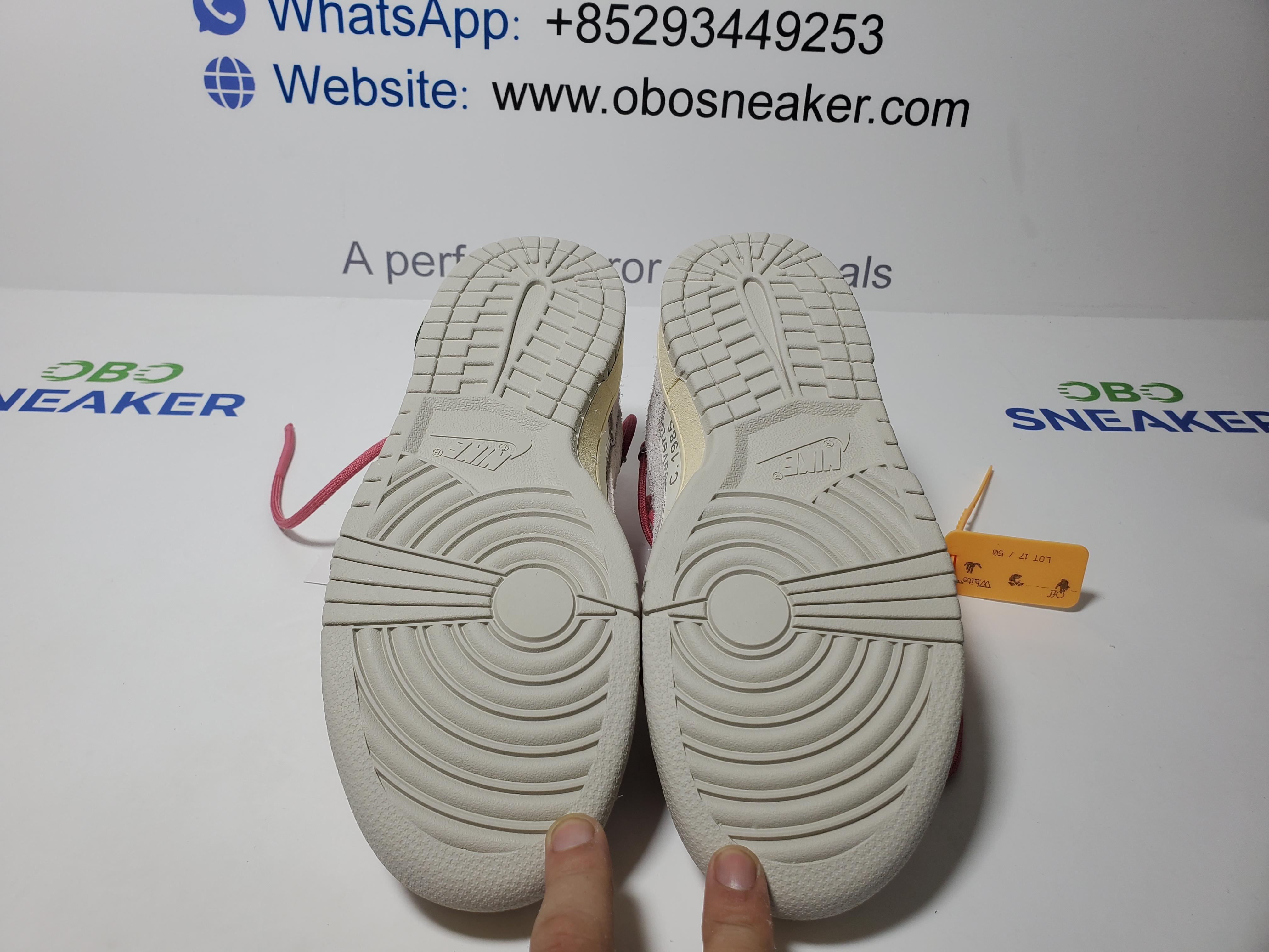 Nike Dunk Low Off-White Lot 17 DJ0950-117 review Obosneaker 04