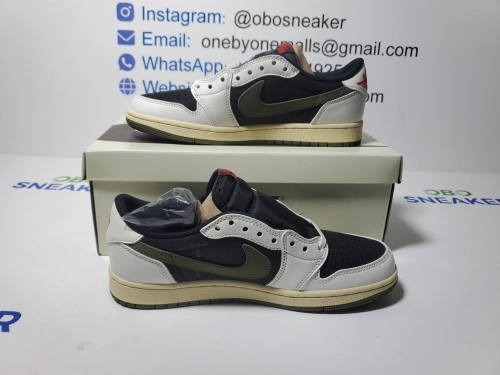 Air Jordan 1 Retro Low OG SP Travis Scott Olive (Women's) DZ4137-106  review 