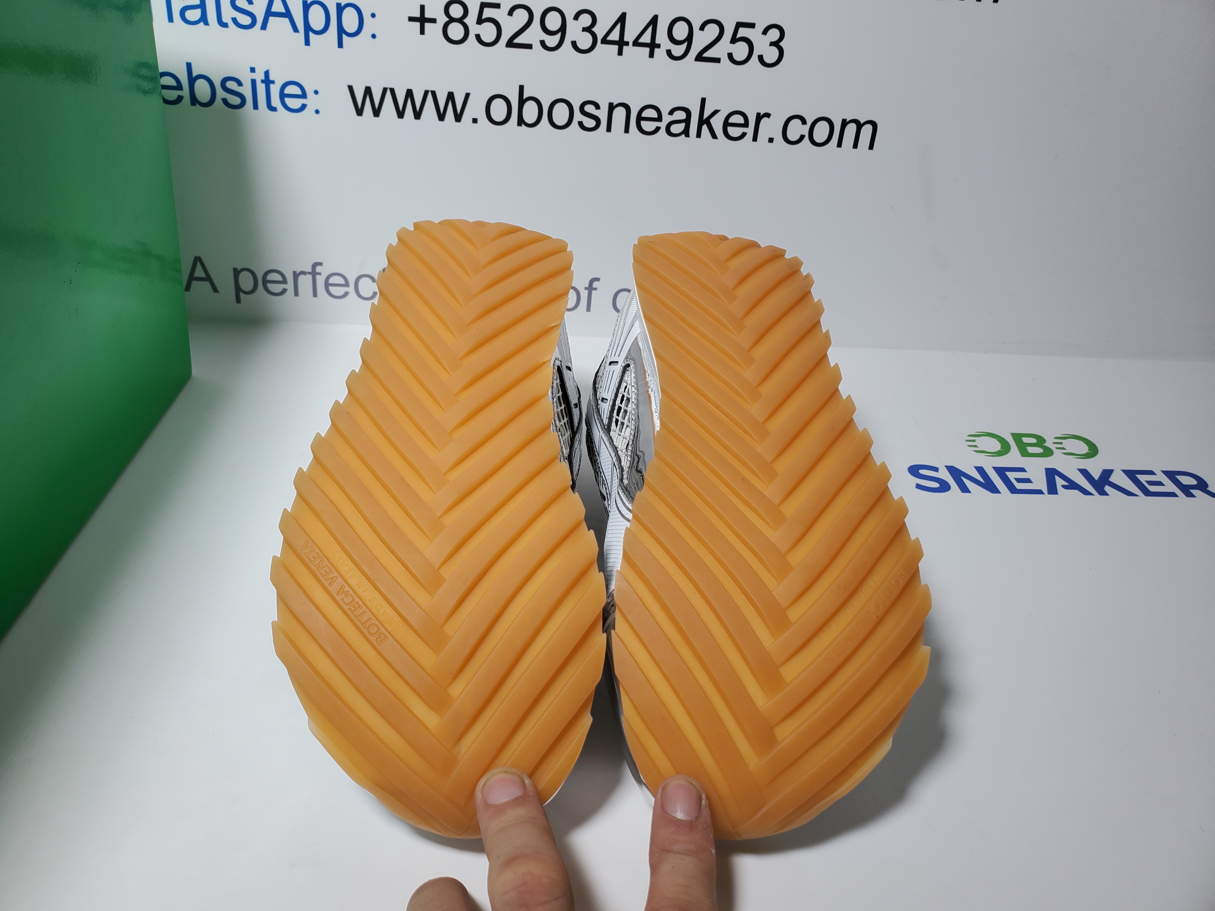 【FLASH SALE】Bottega Veneta Orbit Silver White (Women's)  755915V2X401425 review Obosneaker 04