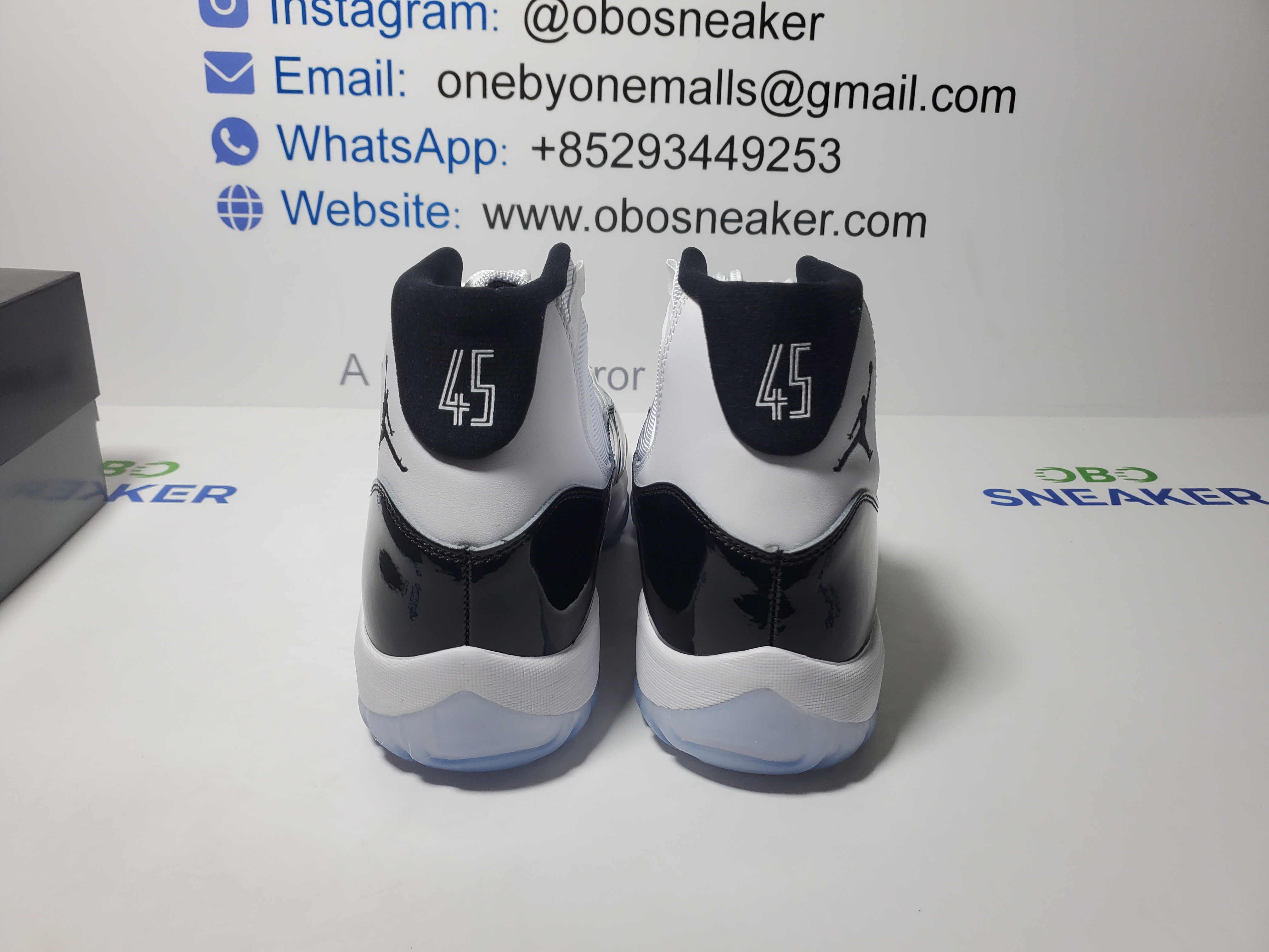 Air Jordan 11 Retro Concord (2018) 378037-100  review Obosneaker 02