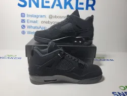 Air Jordan 4 Retro Black Cat (2020) CU1110-010 review Obosneaker 01