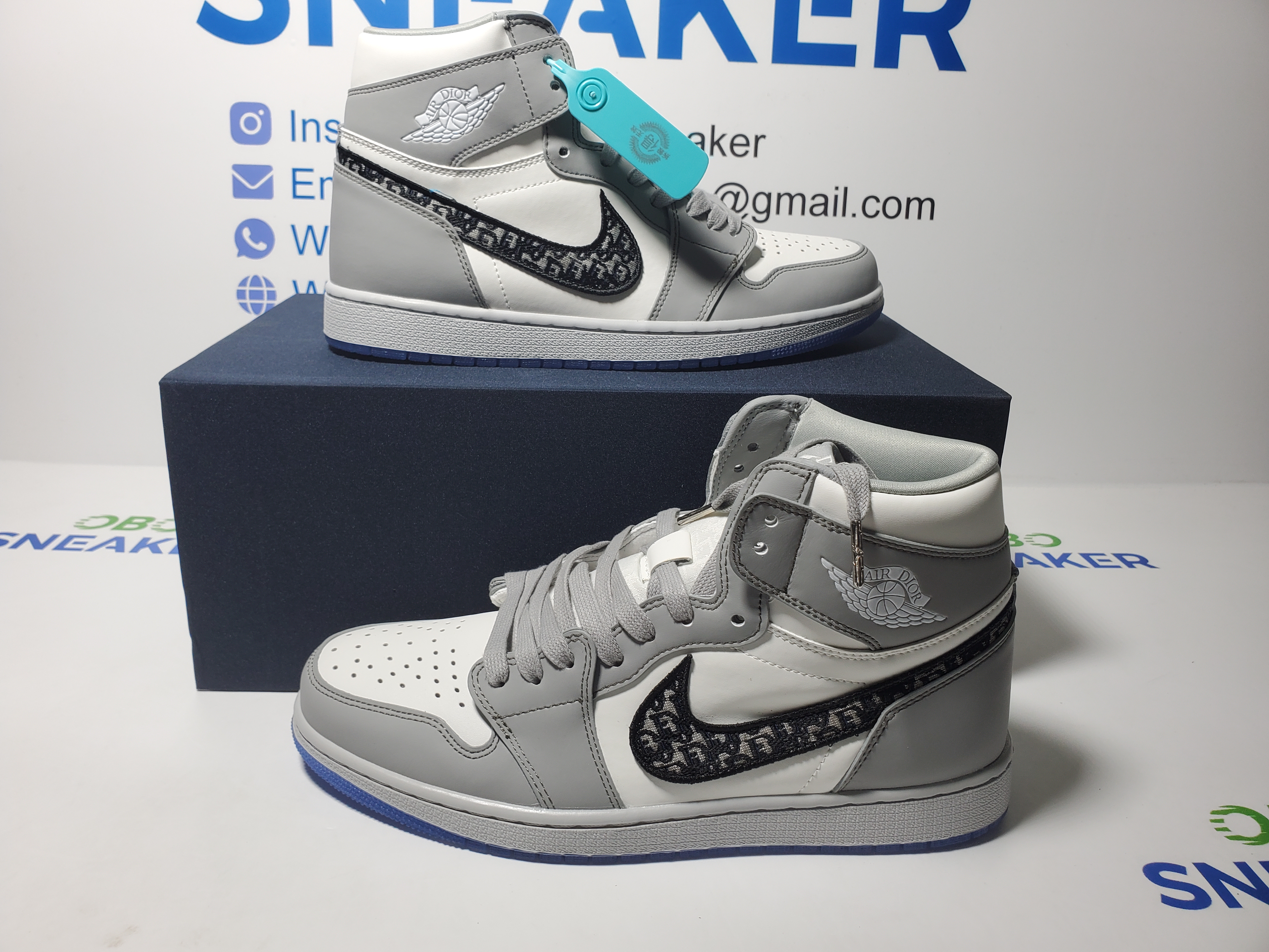 Air Jordan 1 Retro High Dior CN8607-002  review Obosneaker 01