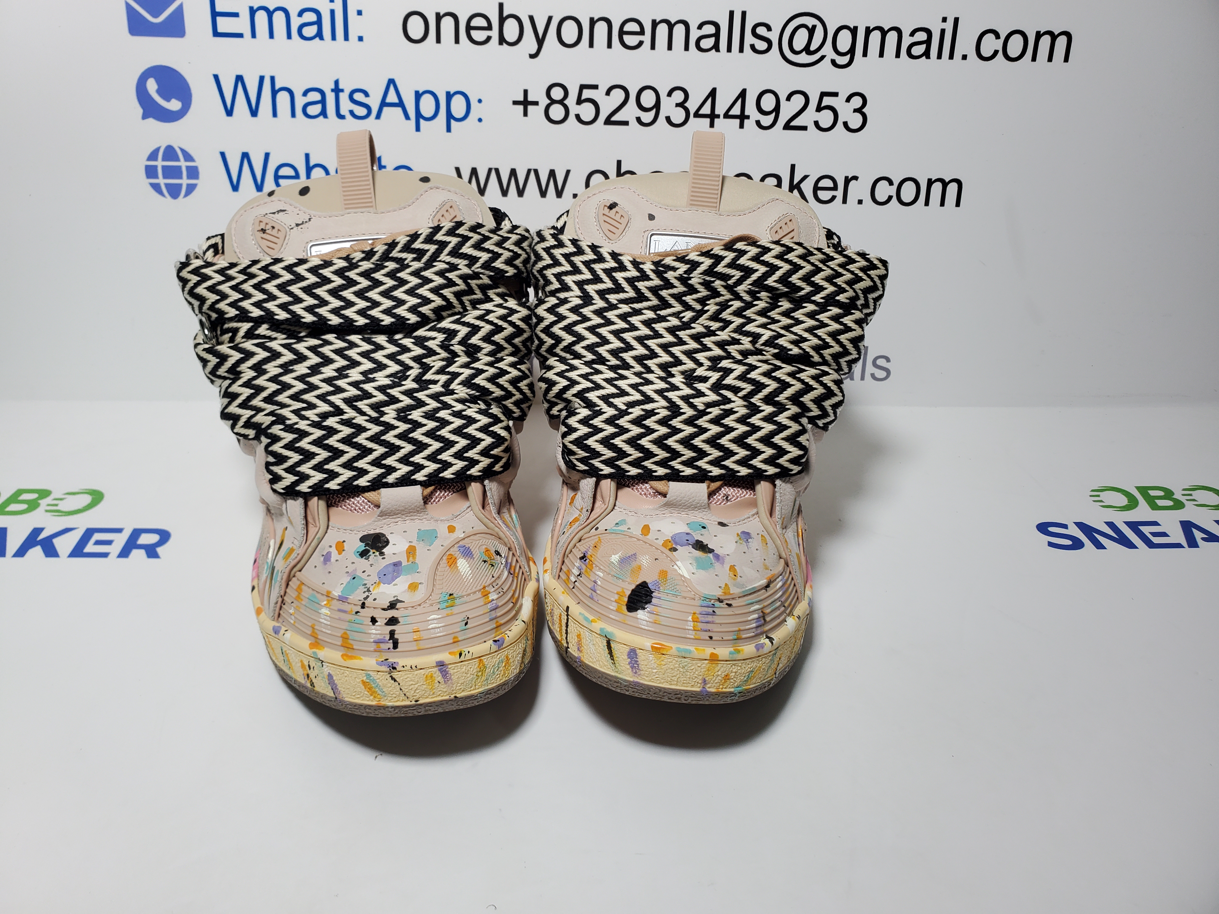 LANVIN White Maiden Fans review Obosneaker 02