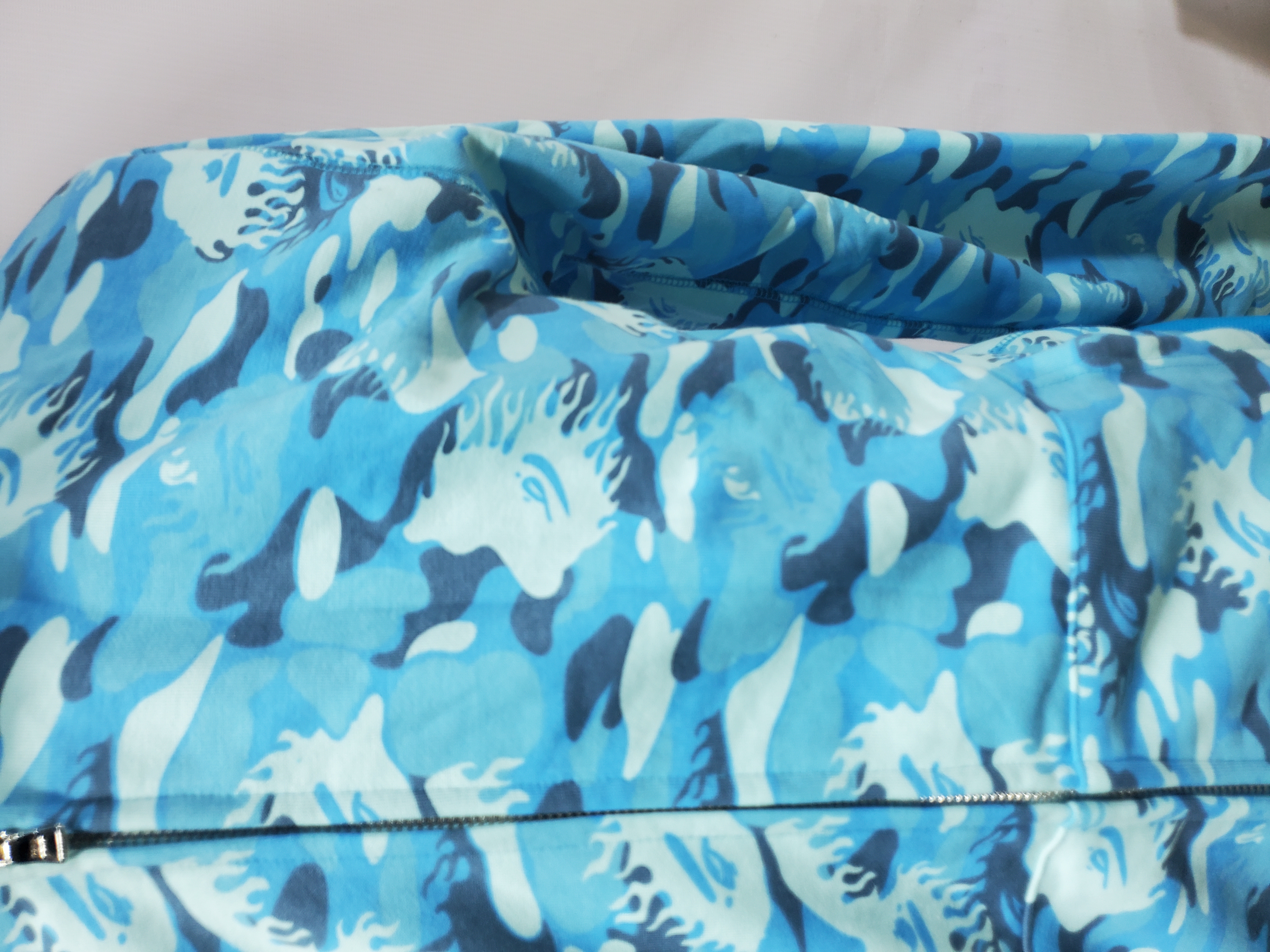 OBO BAPE Flame Camouflage Hoodie review Obosneaker 02