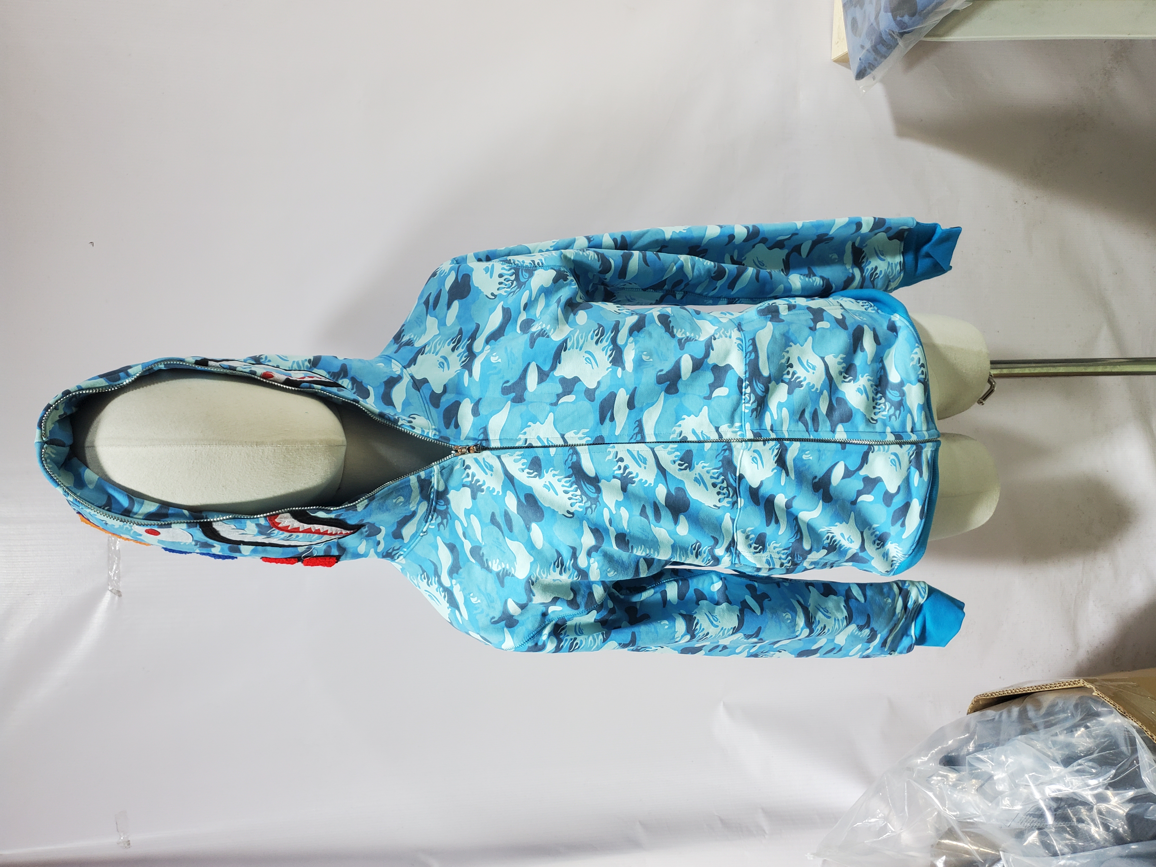 OBO BAPE Flame Camouflage Hoodie review Obosneaker 01