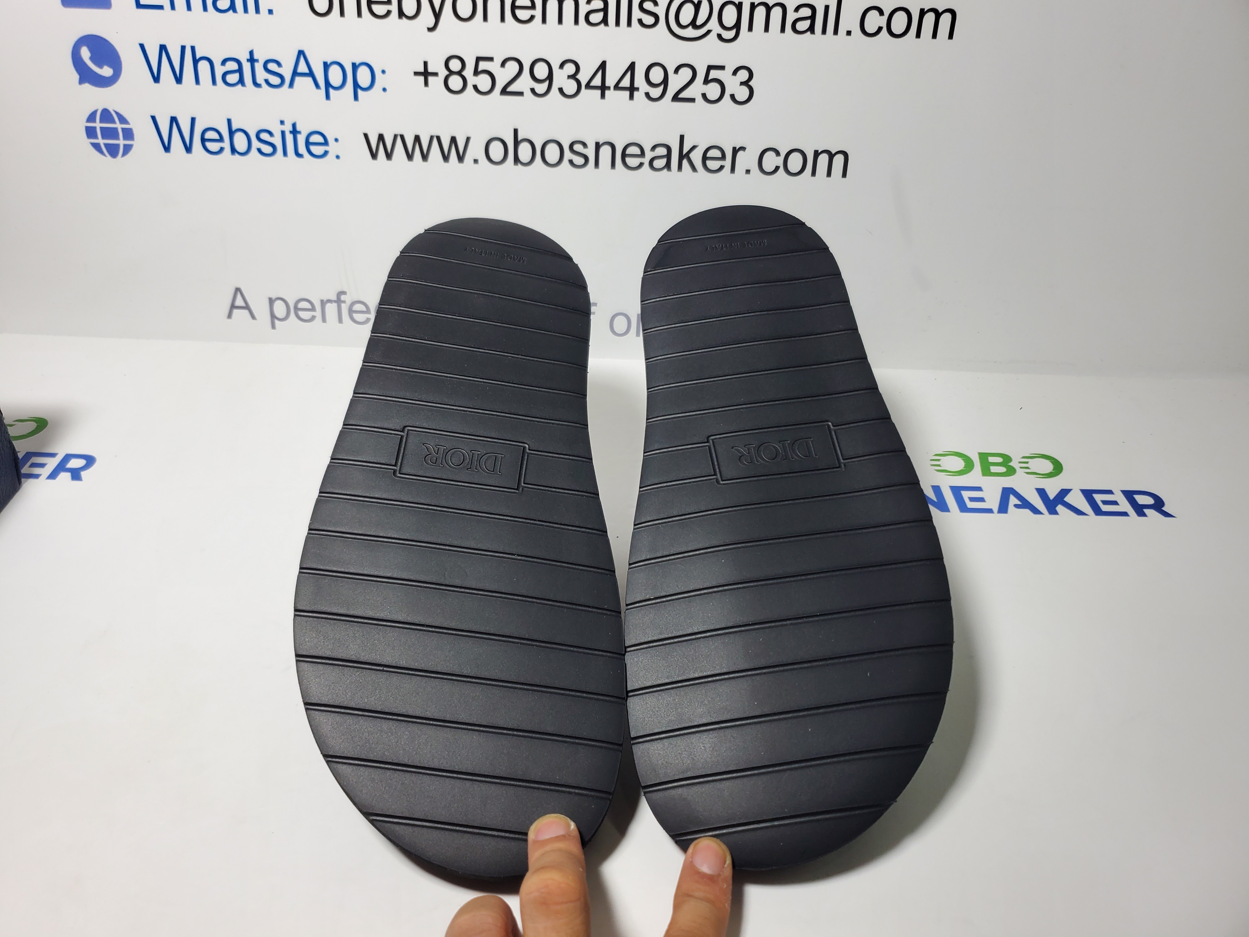 Dior Aqua Sandal Beige and Black Dior Oblique Jacquard  3SA135ZSA_H561 review Obosneaker 04