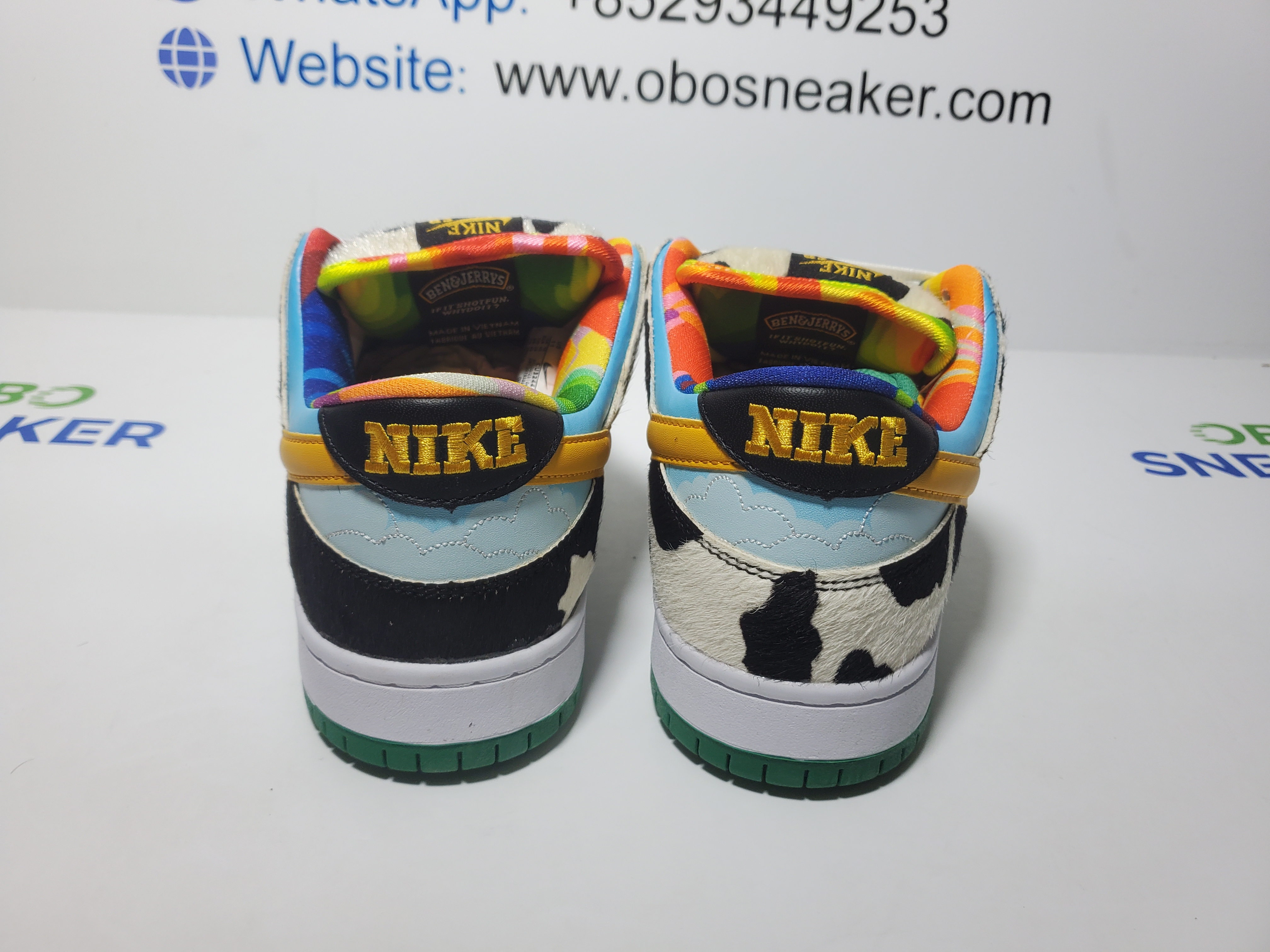 Nike SB Dunk Low Ben & Jerry's Chunky Dunky CU3244-100 review Obosneaker 02