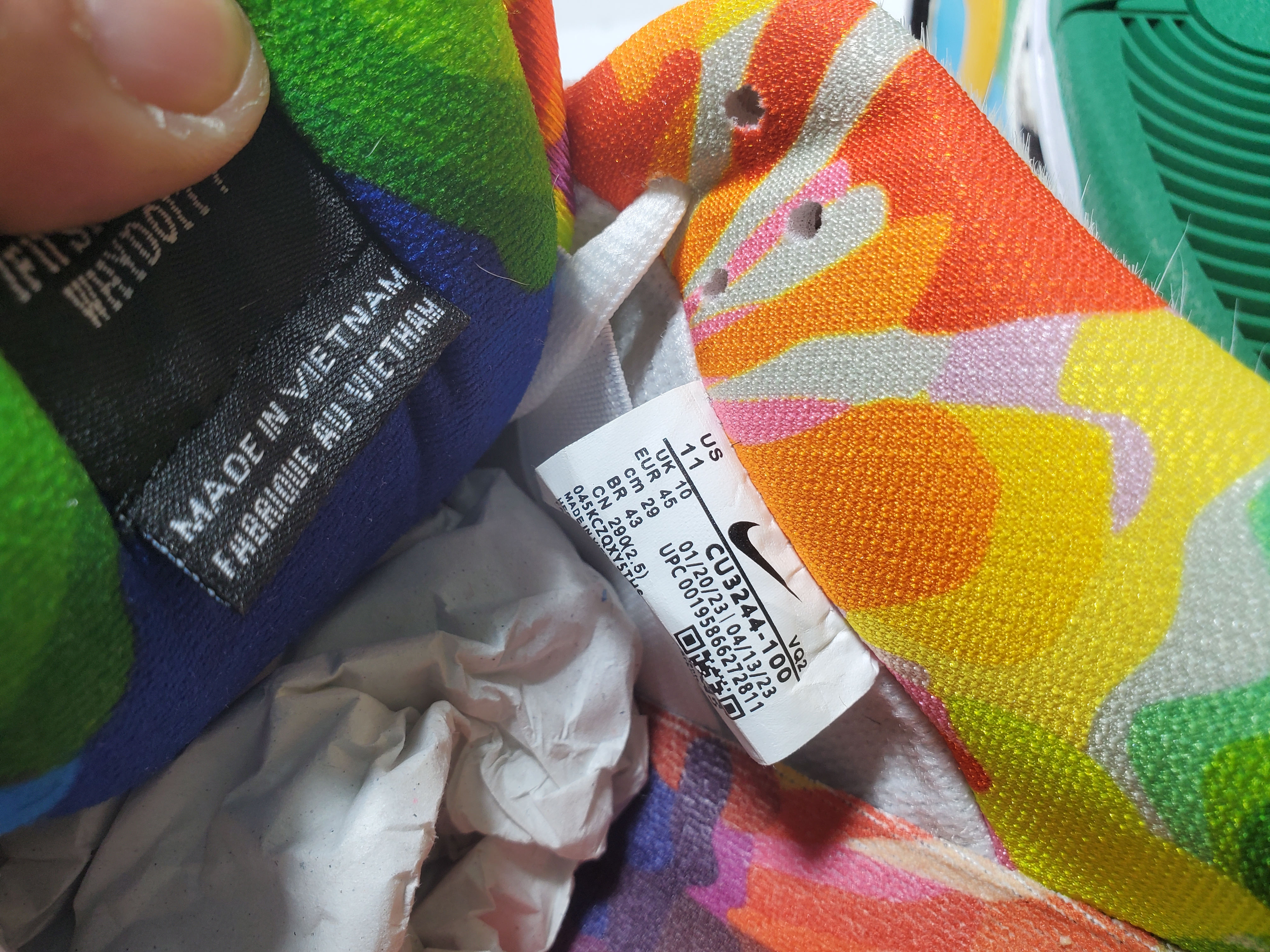 Nike SB Dunk Low Ben & Jerry's Chunky Dunky CU3244-100 review Obosneaker 05