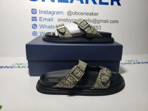 Dior Aqua Sandal Khaki Dior Oblique Jacquard 3SA135ZSA_H603 review 