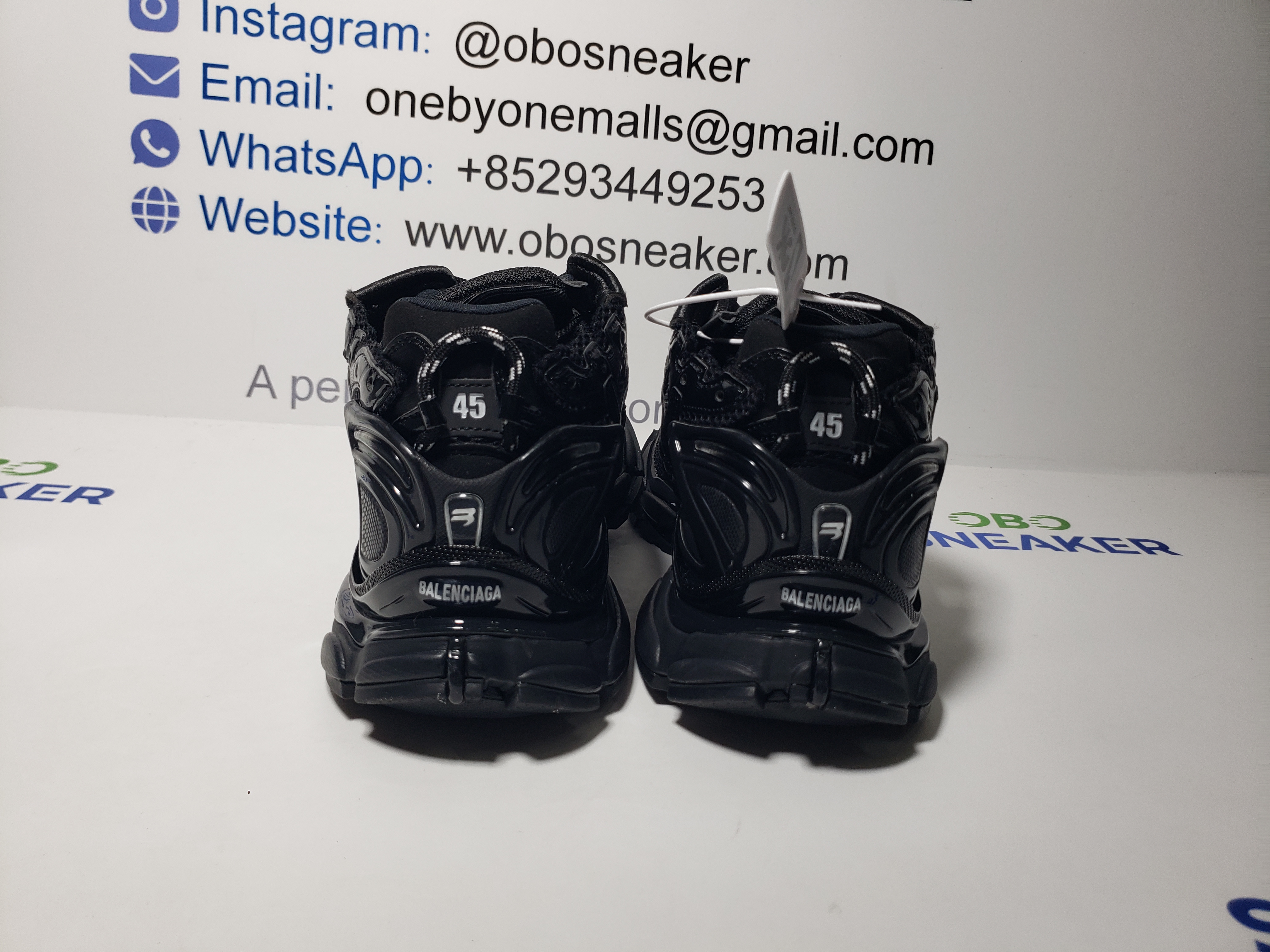 Balenciaga Runner Black 677403W3RB11000 review Obosneaker 02