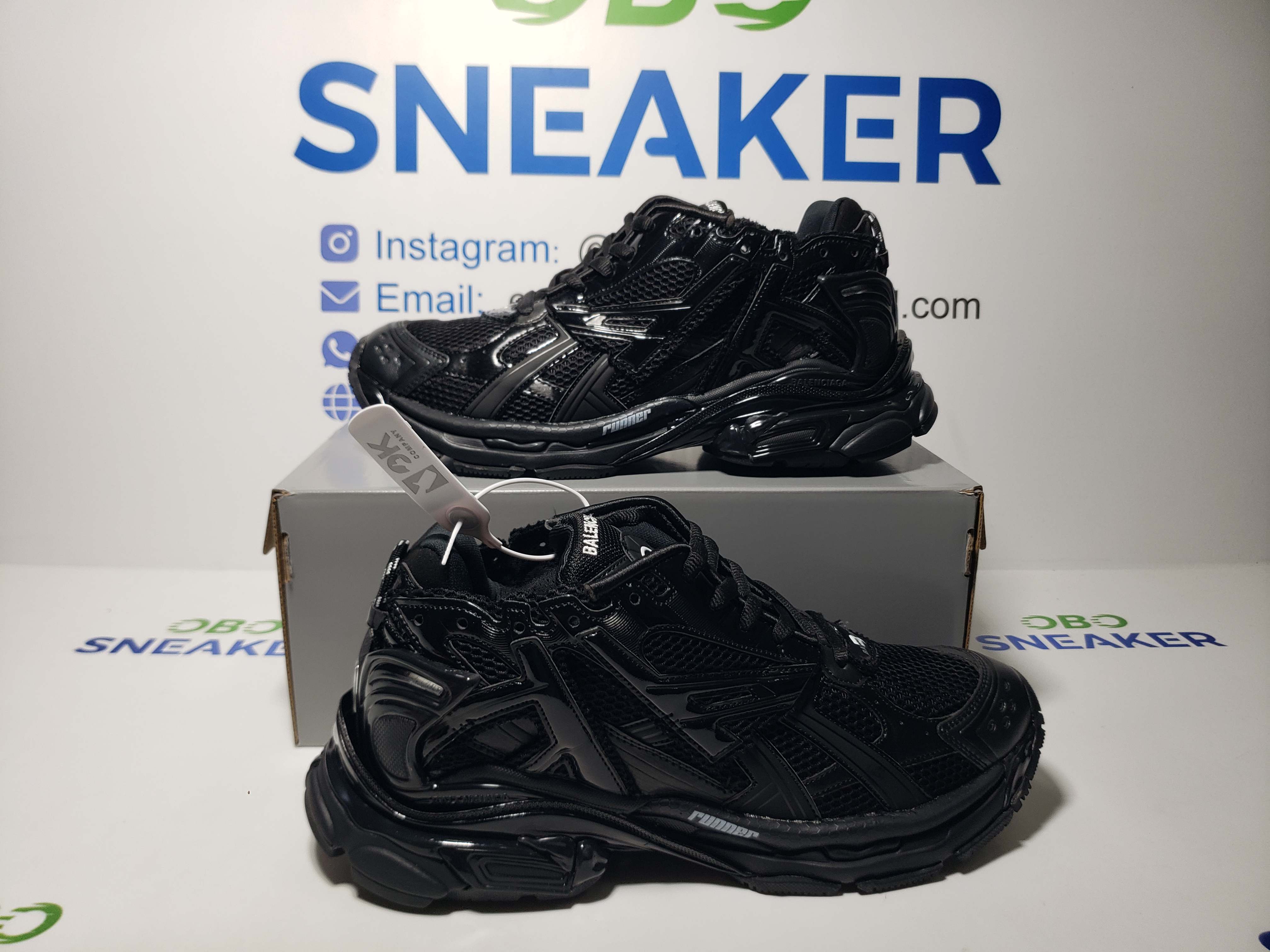Balenciaga Runner Black 677403W3RB11000 review Obosneaker 00