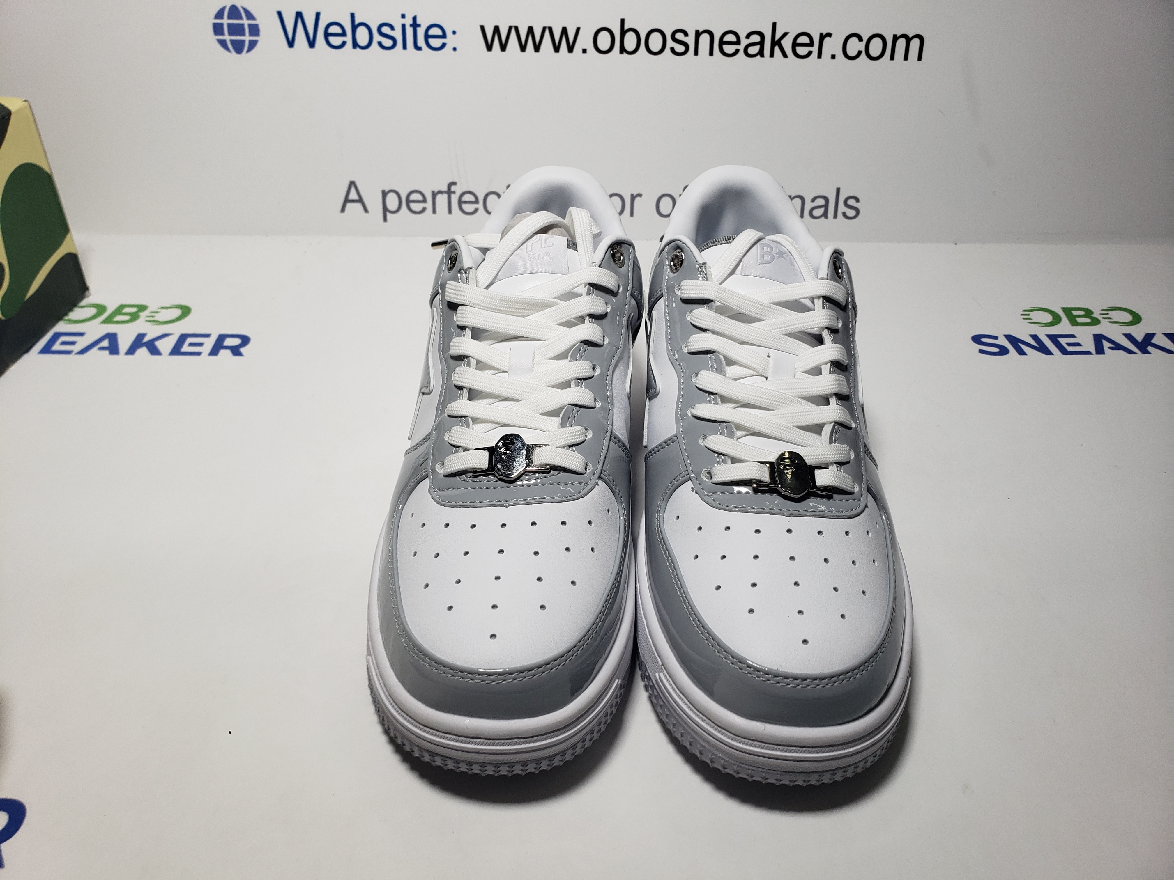 A Bathing Ape Bape Sta Low White Grey Rao Noodles 1170-191-021 review Obosneaker 03